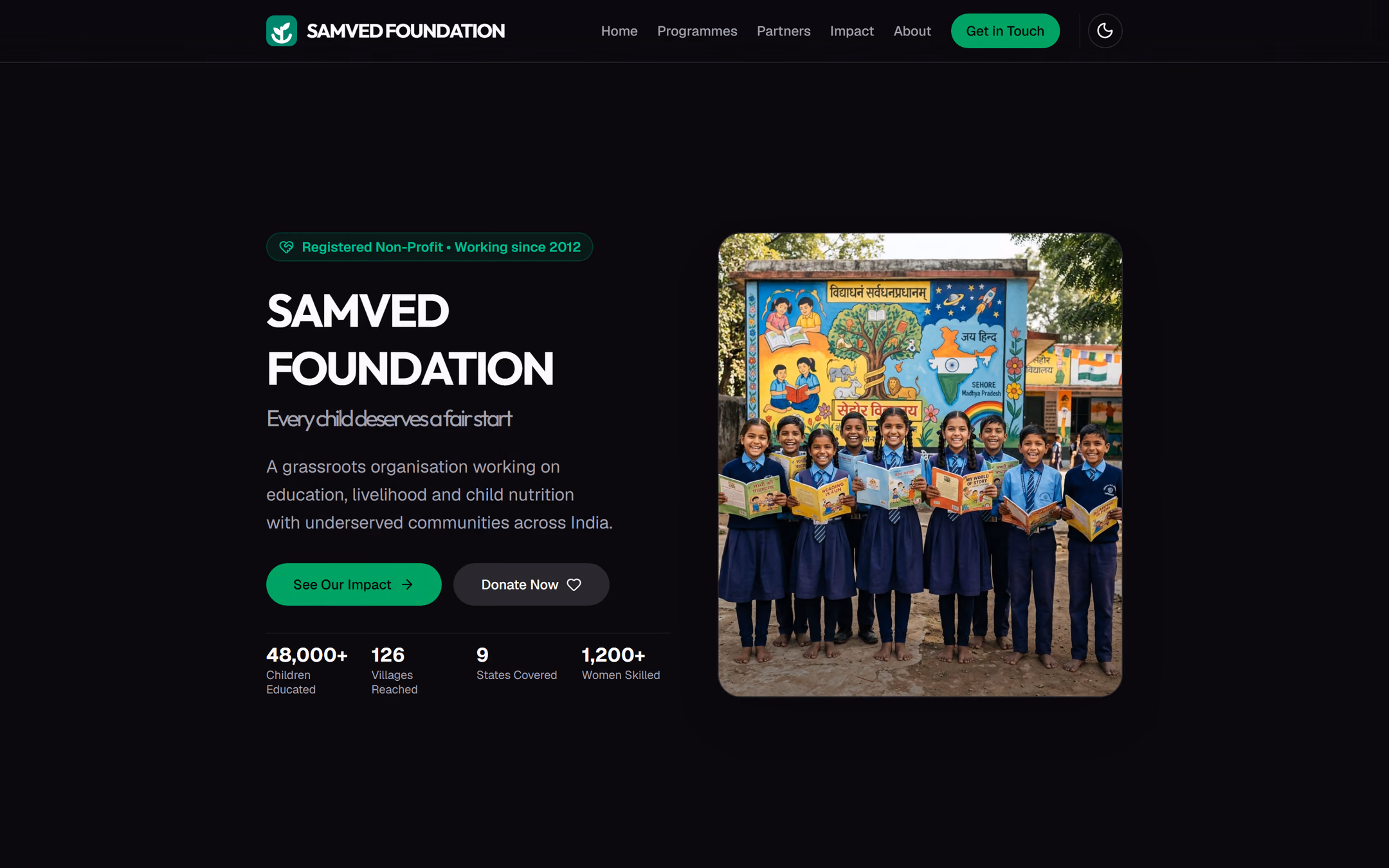 Samved Foundation — live site